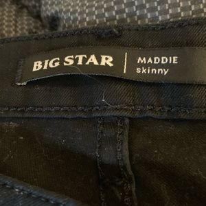Big Star Black Skinny Jeans